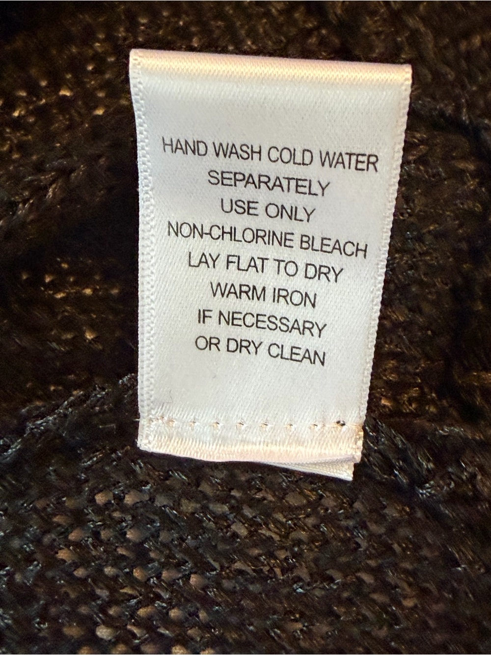 Rabbit Rabbit Rabbit Designs Black Open Front Knit Cardigan Sweater NWT Large - Picture 6 of 6